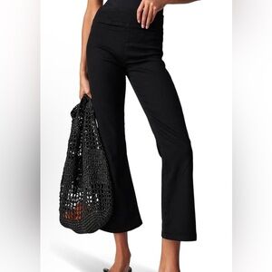 NWT Free People We The Free In My Feelings Cropped Slim Flare Jeans Black Small